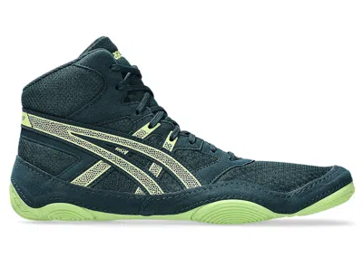 Pre-owned Asics Men's  Snapdown 4 Sneakers In Tranquil Teal/lucid Yellow