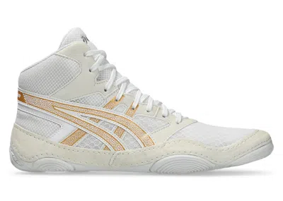 Pre-owned Asics Men's  Snapdown 4 Sneakers In White/pure Gold In Multi