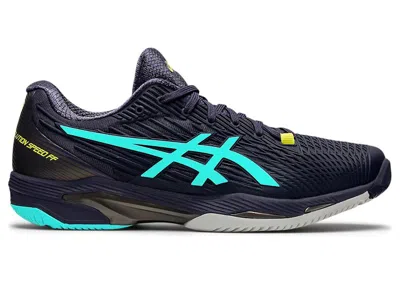 Pre-owned Asics Men's  Solution Speed Ff 2 Sneakers In Indigo Fog/ice Mint