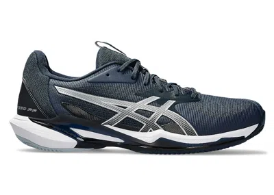 Pre-owned Asics Men's  Solution Speed Ff 3 Clay Sneakers In French Blue/pure Silver In Multi