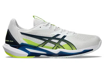 Pre-owned Asics Men's  Solution Speed Ff 3 Sneakers In White/mako Blue