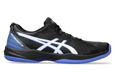 Pre-owned Asics Men's  Solution Swift Ff Sneakers In Black/sapphire In Multi