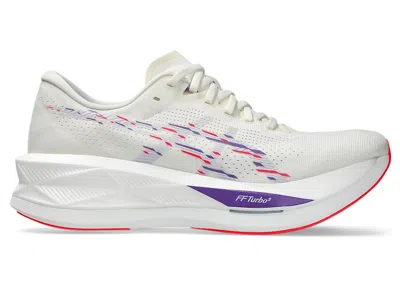 Pre-owned Asics Men's  Sonicblast Sneakers In Cream/blue Fade In Multi