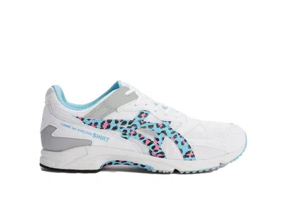 Pre-owned Asics Men's  Tarther Comme Des Garcons Shirt Pack Sneakers In White/blue