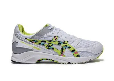 Pre-owned Asics Men's  Tarther Comme Des Garcons Shirt Pack Sneakers In White/lime