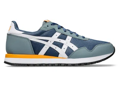 Pre-owned Asics Men's  Tiger Runner Ii Sneakers In Grand Shark/white