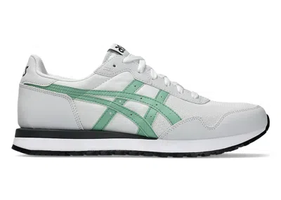 Pre-owned Asics Men's  Tiger Runner Ii Sneakers In White/dark Mint In Multi