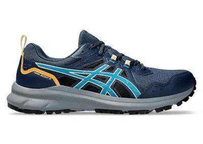 Pre-owned Asics Men's  Trail Scout 3 Sneakers In Night Sky/teal Blue
