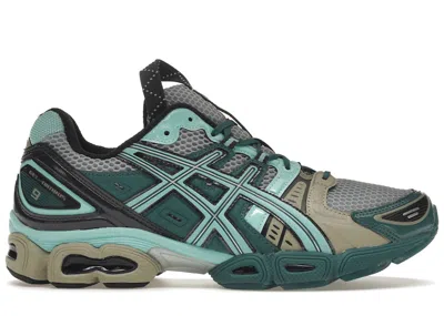 Pre-owned Asics Men's  Ub3s Gelnimbus 9 Kiko Kostadinov Sneakers In Piedmont Grey/aruba Blue