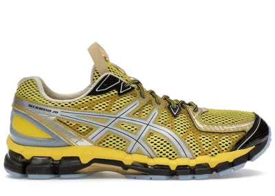 Pre-owned Asics Men's  Ub9s Gelkayano 20 Kiko Kostadinov Sneakers In Vibrant Yellow/pure Silver