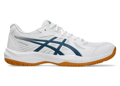 Pre-owned Asics Men's  Upcourt 6 Sneakers In White/vintage Indigo In Multi