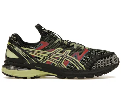 Pre-owned Asics Men's  Us4s Gelterrain Kiko Kostadinov Sneakers In Black/neon Lime