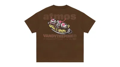 Pre-owned Asics Men's  X Vtp X Atmos Banana Split Tee Shirt In Brown