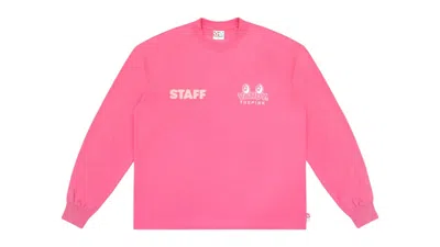 Pre-owned Asics Men's  X Vtp X Atmos Staff Long Sleeve Tee Shirt In Pink