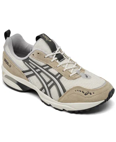 Asics Men's Gel-1090 V2 Running Sneakers From Finish Line In Cream,clay Gray