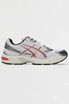 Asics Men's Gel-1130 Sneaker In White/desert Red, Men's At Urban Outfitters In White/desert Red