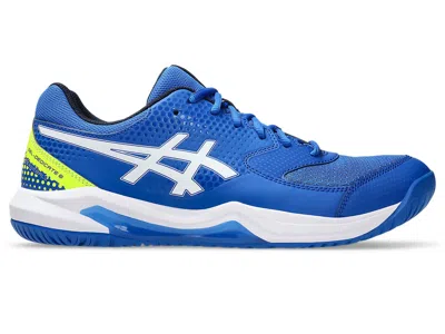 Asics Men's Gel-dedicate 8 Pickleball Athletic Shoes In Illusion Blue/white In Multi