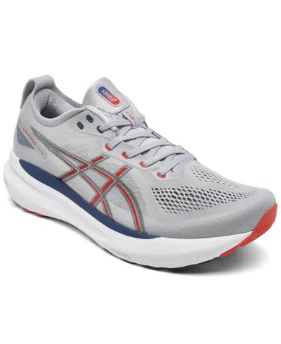 Asics Men's Gel-kayano 31 Running Sneakers From Finish Line In Grey,red
