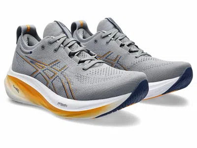 Asics Men's Gel-nimbus 26 Running Shoes In Sheet Rock/thunder Blue In Multi