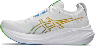 Pre-owned Asics Men's Gel-nimbus 26 Running Shoes In White/waterscape