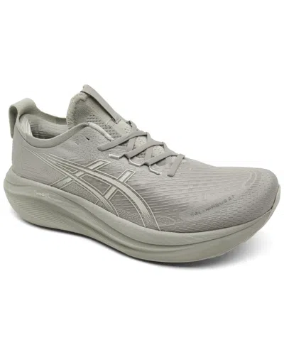 Asics Men's Gel-nimbus 27 Running Sneakers From Finish Line In Gray