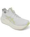 Asics Gel-nimbus® 27 Rubber-trimmed Mesh Running Sneakers In Yellow