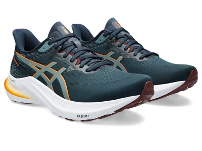Asics Men Gt-2000 V12 Running Shoes - Extra Wide In French Blue/foggy Teal In Multi