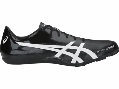 Asics Men's Hyper Sprint 7 Track Shoes In Black/white
