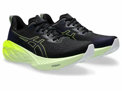 Asics Men's Novablast 4 Running Shoes In Black/blue Expanse In Multi
