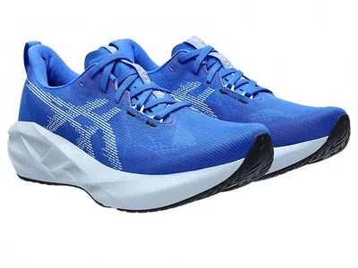 ASICS MEN'S NOVABLAST 5 SHOES IN ILLUSION BLUE/LIGHT BLUE