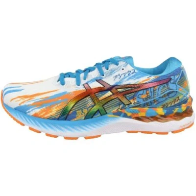 Pre-owned Asics Men's Road Running Shoe, Digital A Sz_8_digital Aqua Marigold Orange