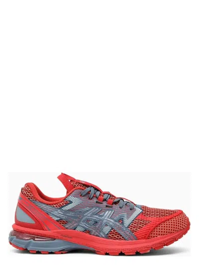 ASICS MEN'S US4-S GEL-TERRAIN SNEAKERS CLASSIC RED/GREY
