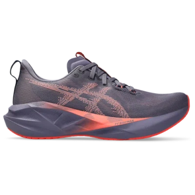 Asics Mens ® Novablast 5 In Greyish Purple/coral Reef