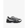 Asics Mens Gel Kayano 12 Woven Trainers Black Graphite Grey In Black
