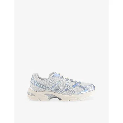 Asics Mens Cream Pure Silver Gel 1130 Mesh Trainers In White