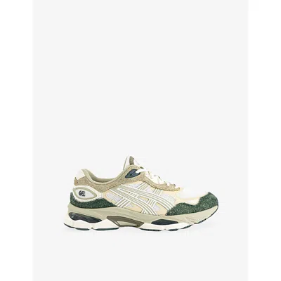 Asics Mens Gel-nyc 2.0 Suede Trainers Cream Dusty Fern In Multi