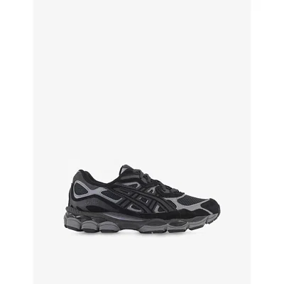 ASICS MENS GRAPHITE GREY BLACK GEL-NYC MESH LOW-TOP TRAINERS EUR 38 / 4 UK