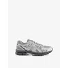 Asics Mens Gel-kayano 20 Mesh Low-top Trainers Gravel Pure Silver In Grey