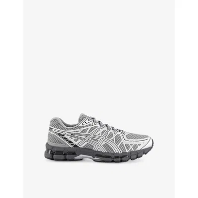 Asics Mens Gel-kayano 20 Mesh Low-top Trainers Gravel Pure Silver In Grey