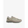 Asics Mens Pale Oak Wool Gel-quantum 360 I Amp Mesh And Suede Low-top Trainers Eur 44 / 10 Uk