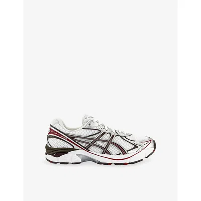 Asics Mens White Oxblood Gt-2160 Mesh Trainers In Multi