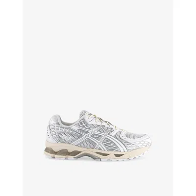 Asics White Gel-nimbus 10.1 Sneakers In Silver
