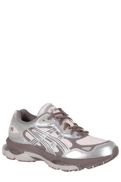 Asics Mesh And Synthetic Leather Gel Nyc 2.0 Sneakers In Animal Print