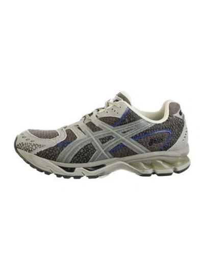 Pre-owned Asics Mesh Animal Print Athletic Sneakers W/ Tags In Green