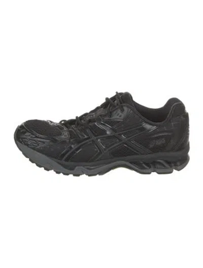Pre-owned Asics Mesh Athletic Sneakers In Black
