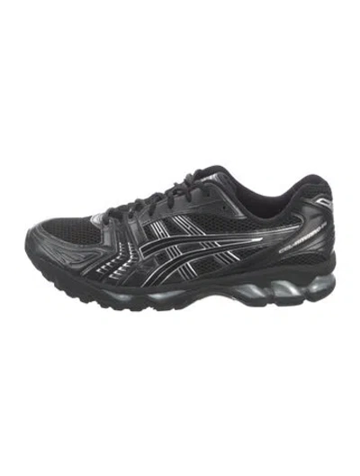 Pre-owned Asics Mesh Athletic Sneakers In Black