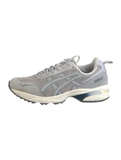 Pre-owned Asics Mesh Athletic Sneakers In Green