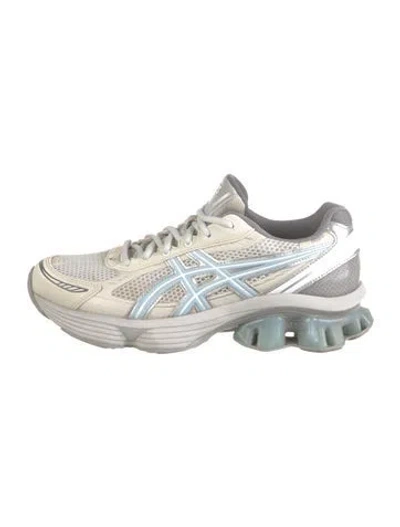 Pre-owned Asics Mesh Athletic Sneakers In White
