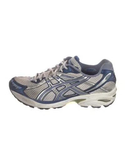 Pre-owned Asics Mesh Athletic Sneakers In White