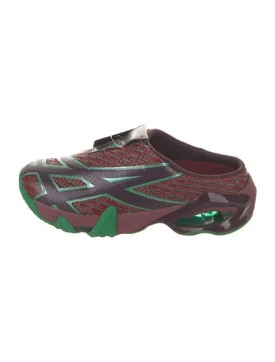 Pre-owned Asics Mesh Graphic Print Athletic Sneakers In Multicolor